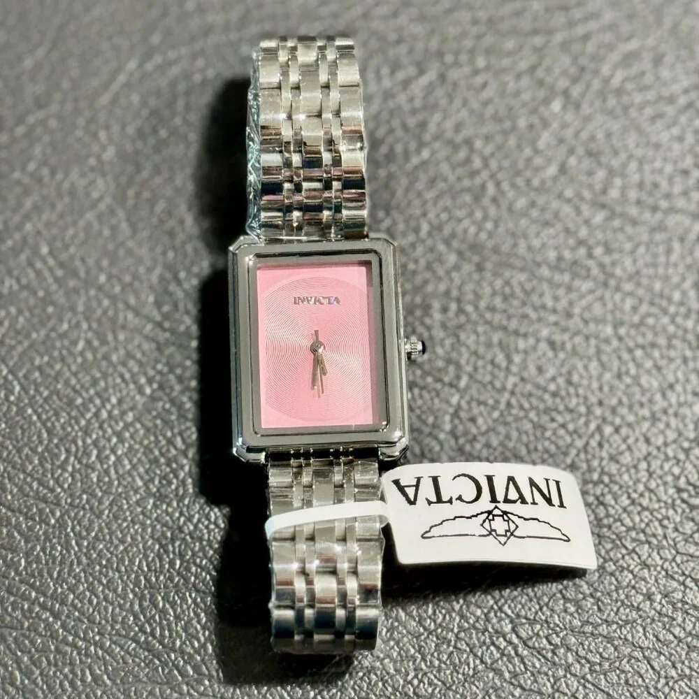 Invicta Women’s Wildflower Princess Watch 26mm Silver Pink Dial NWT Box